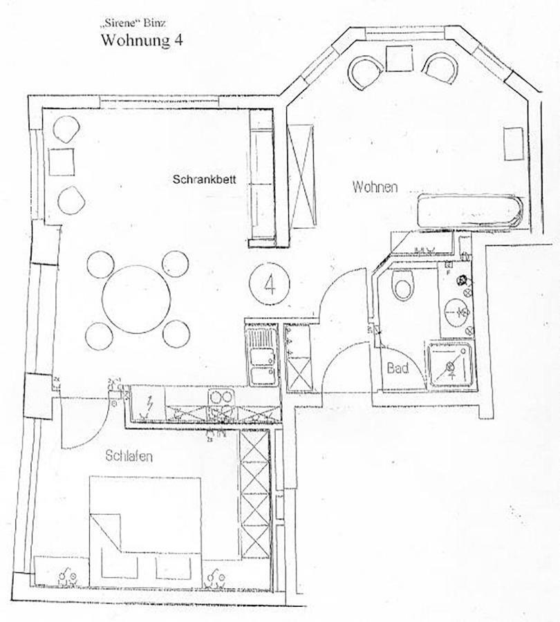 Villa Sirene Whg 4 Koenigsstuhl - 5 Sterne Binz Eksteriør bilde